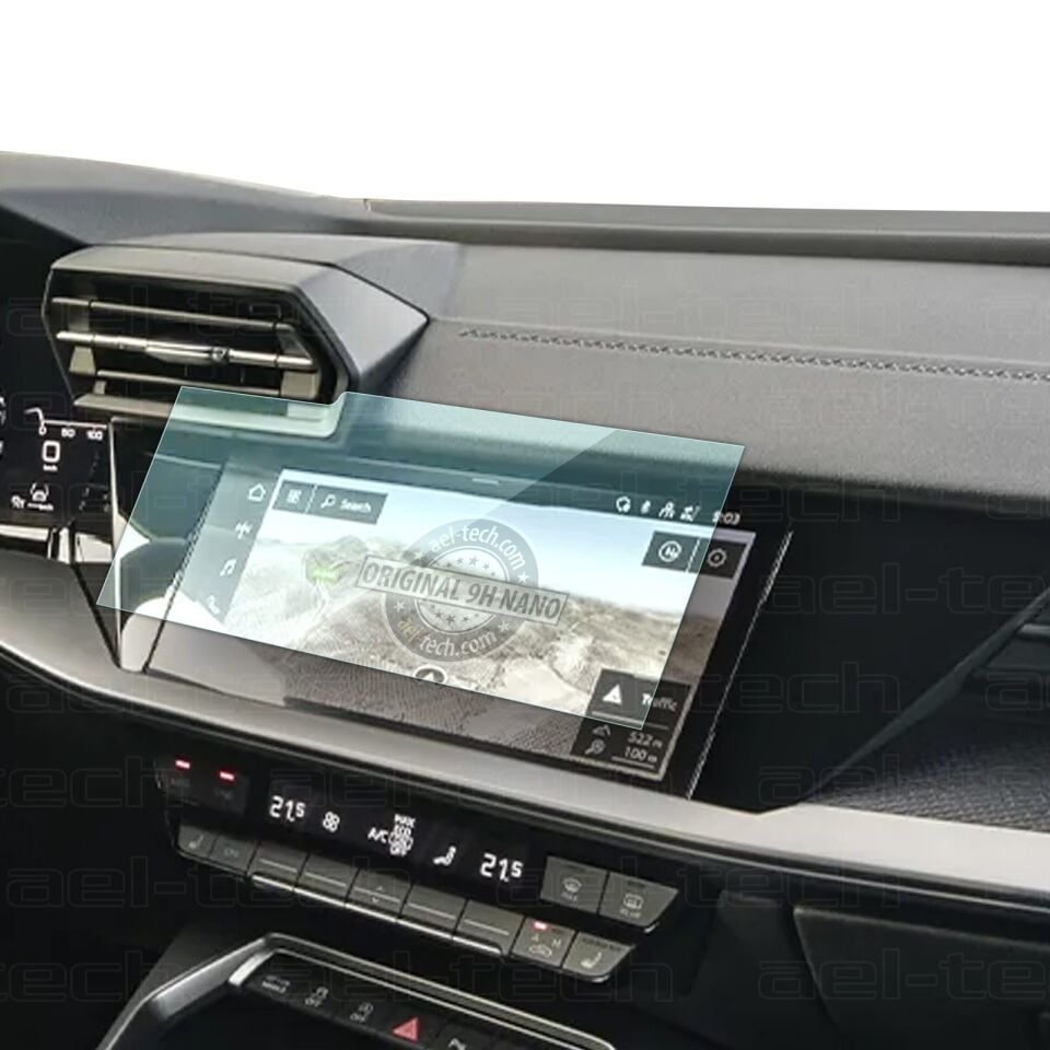 Audi A3 2021 2025 uyumlu 10.1 İnç Navigasyon 9H Nano Ekran Koruyucu