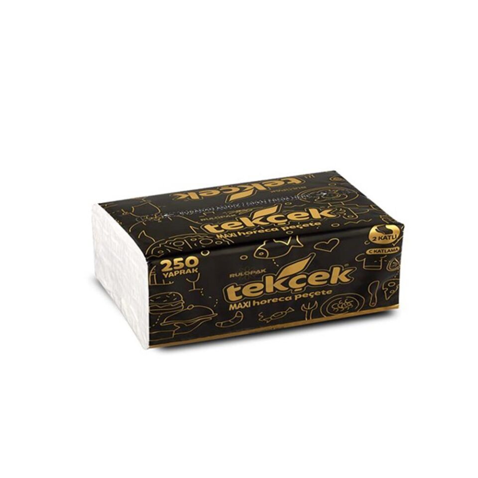 Rulopak Tekçek Horeca Maxi Dispenser Peçete 2 Katlı 250 Yaprak 24'Lü Paket