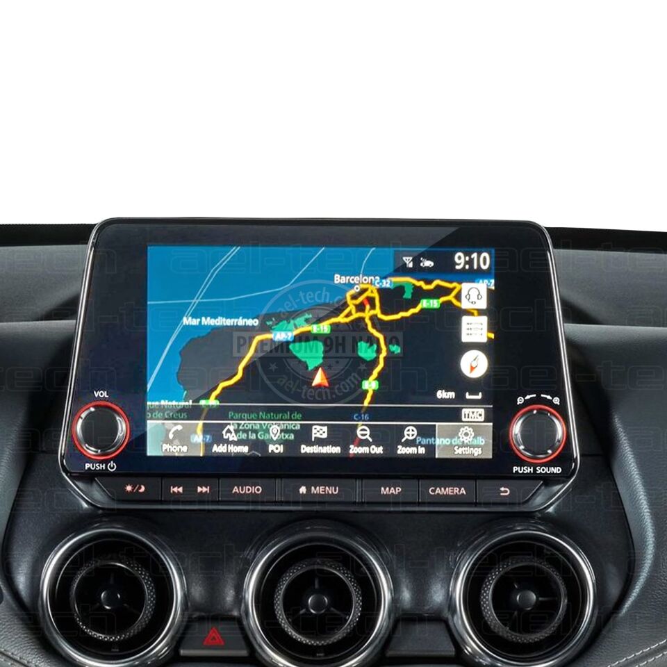 Nissan Qashqai 2021-2022 Uyumlu 8 İnç Navigasyon 9H Nano Ekran Koruyucu