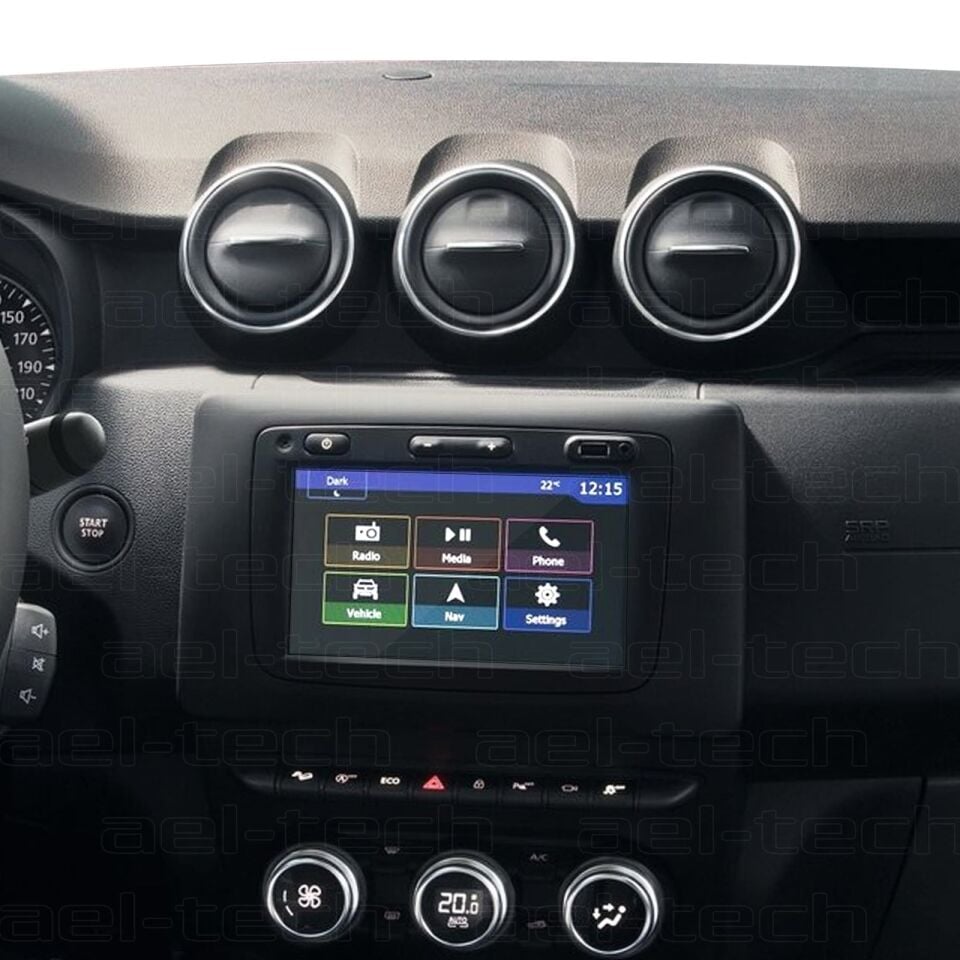 Dacia Duster 2021-2022 Uyumlu 8 İnç Navigasyon 9H Nano Ekran Koruyucu