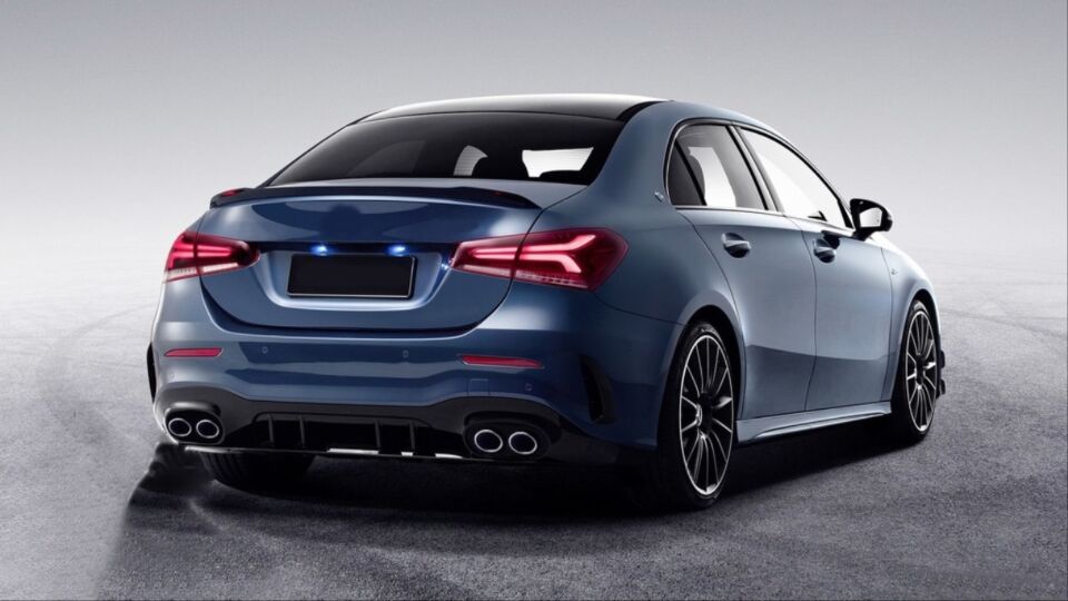 W177 SEDAN 2019+ DIFUZOR & EGZOZ SETI - SILVER EGZOZ ILE