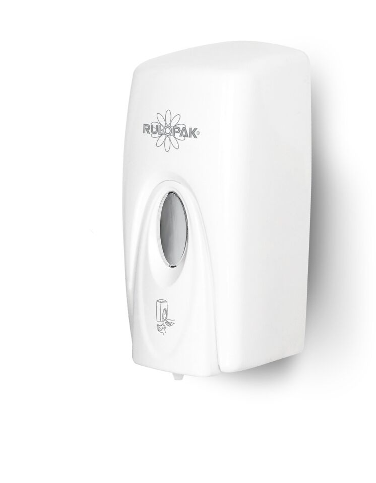 Rulopak Manuel Kartuşlu Köpük Sabun Dispenseri 1000 Ml Beyaz