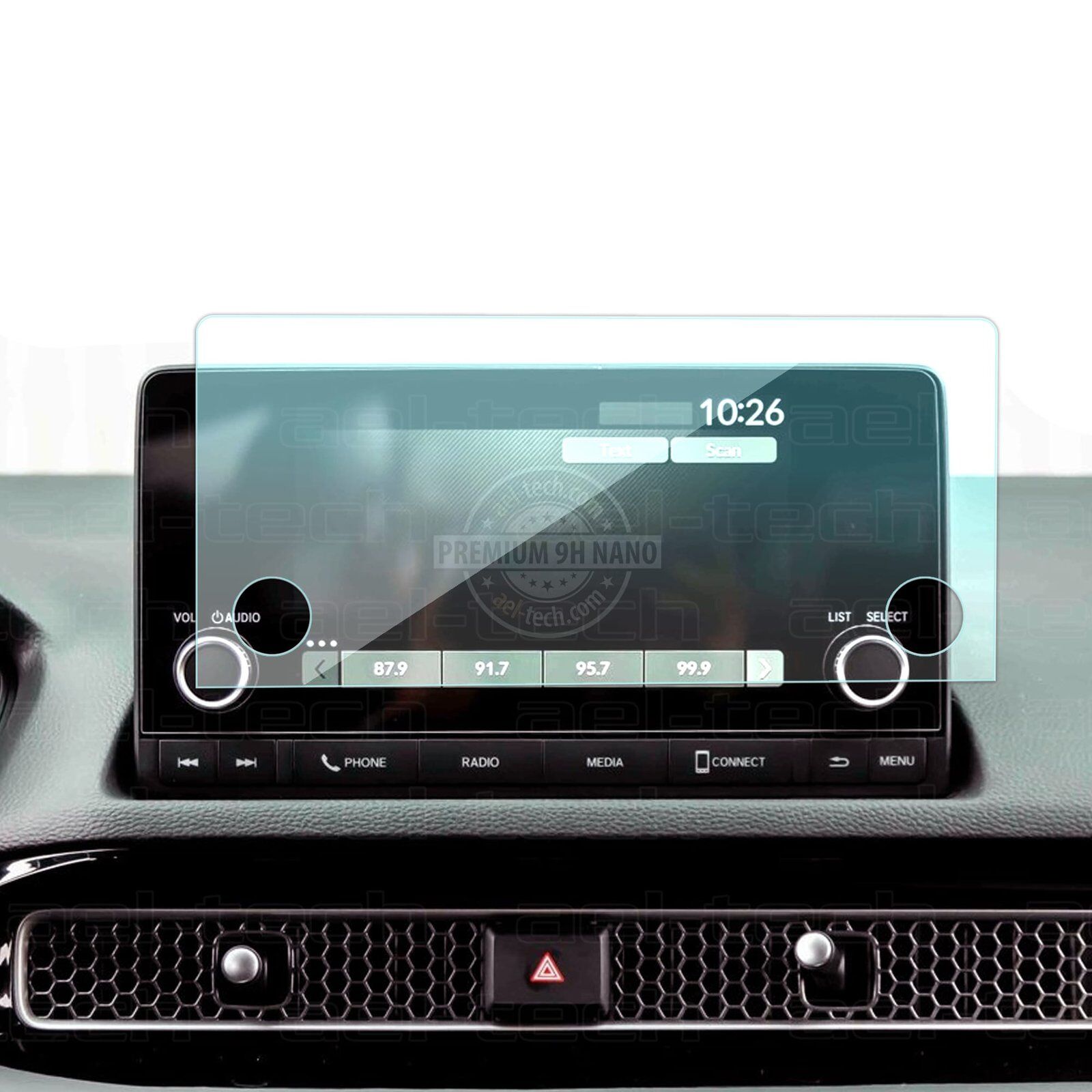 Honda Civic 2022-2023 Uyumlu 7 İnç Navigasyon 9H Nano Ekran Koruyucu