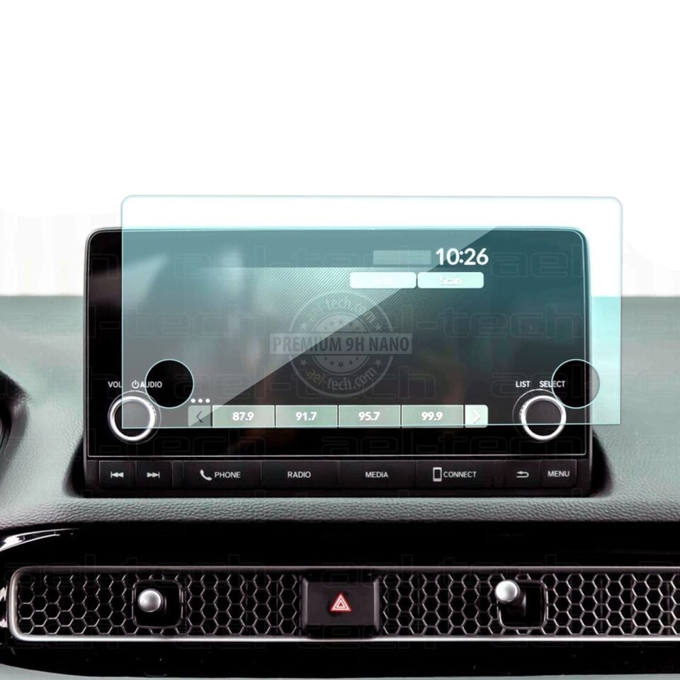 Honda Civic 2022-2023 Uyumlu 7 İnç Navigasyon 9H Nano Ekran Koruyucu
