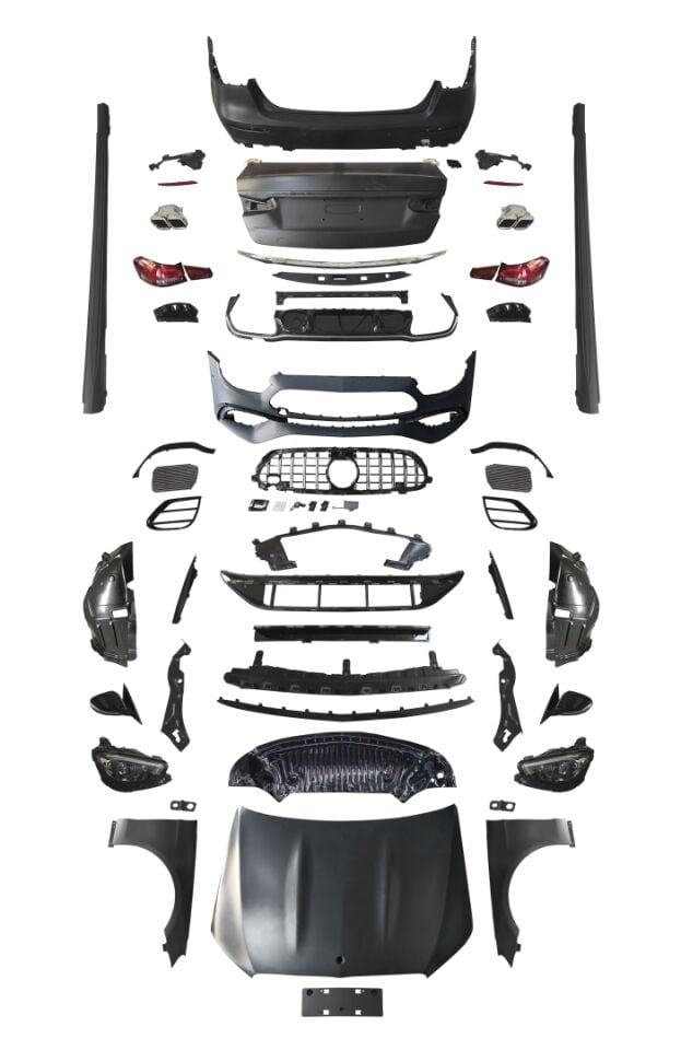 W212 (2014-2016) LCI  İÇİN 2020+ W213 E63 GÖRÜNÜM FULL FACELIFT BODY KIT