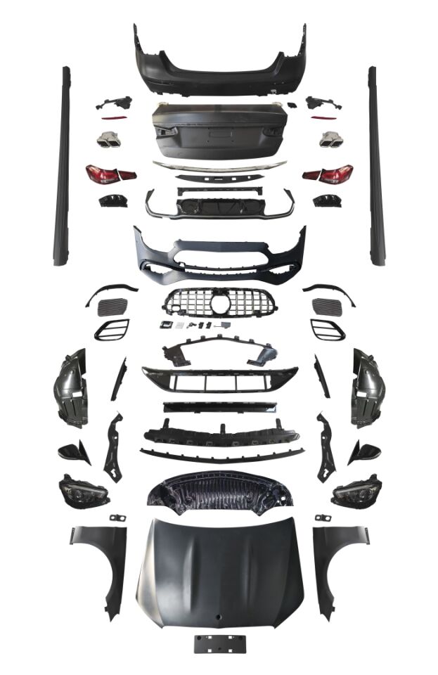 W212 (2014-2016) LCI  İÇİN 2020+ W213 E63 GÖRÜNÜM FULL FACELIFT BODY KIT