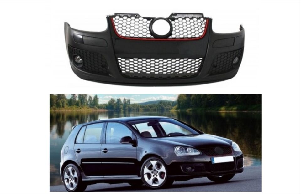 GOLF 5 MK5 2003-2009 IÇIN UYUMLU ON TAMPON + PANJUR GTI (sis dahil değildir)