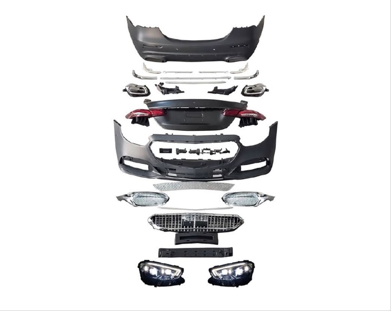 W213 2016-2019 E SERISI IÇIN 2020+ MAYBACH GORUNUM BODY KIT