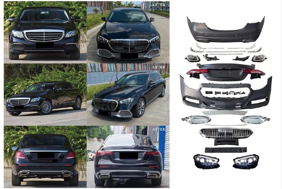 W213 2016-2019 E SERISI IÇIN 2020+ MAYBACH GORUNUM BODY KIT