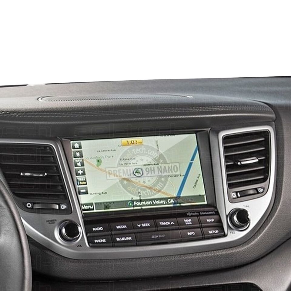 Hyundai Tucson 2016-2018 Uyumlu 8 İnç Navigasyon 9H Nano Ekran Koruyucu