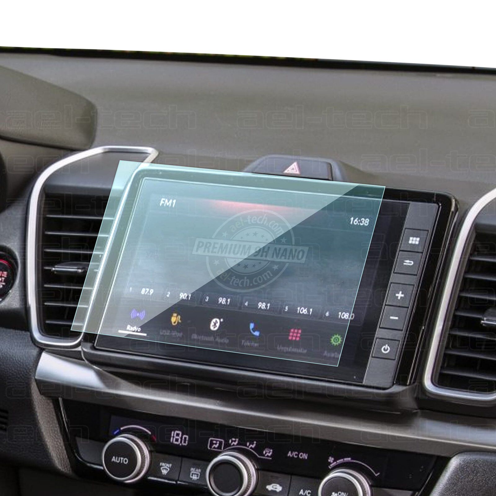 Honda City Uyumlu 8 İnç Navigasyon 9H Nano Ekran Koruyucu