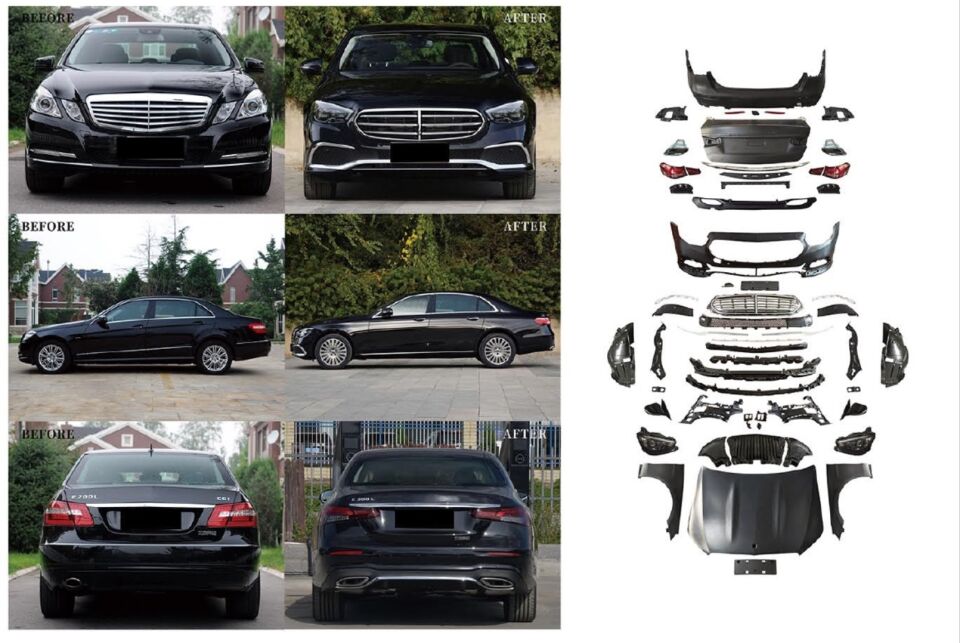 W212 (2009-2013)  İÇİN 2020+ W213 EXCLUSIVE GÖRÜNÜM FULL FACELIFT BODY KIT