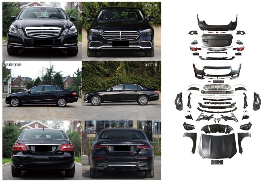 W212 (2009-2013)  İÇİN 2020+ W213 EXCLUSIVE GÖRÜNÜM FULL FACELIFT BODY KIT