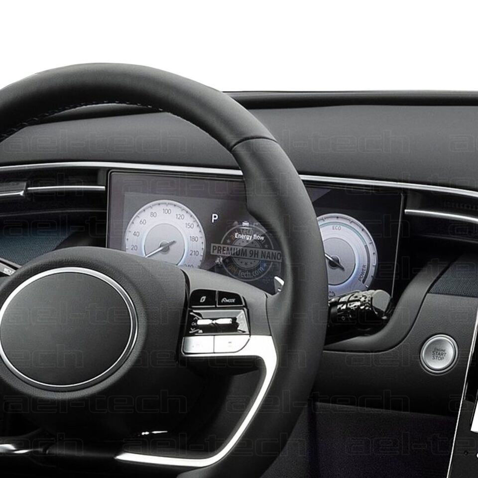 Hyundai Tucson 2021-2023 Uyumlu 10.25 İnç Dijital Gösterge 9H Nano Ekran Koruyucu