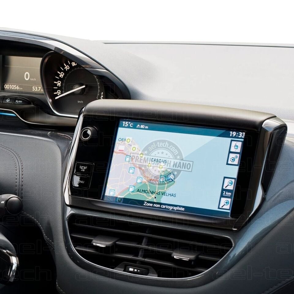 Peugeot 208 Uyumlu 7 İnç Navigasyon 9H Nano Ekran Koruyucu