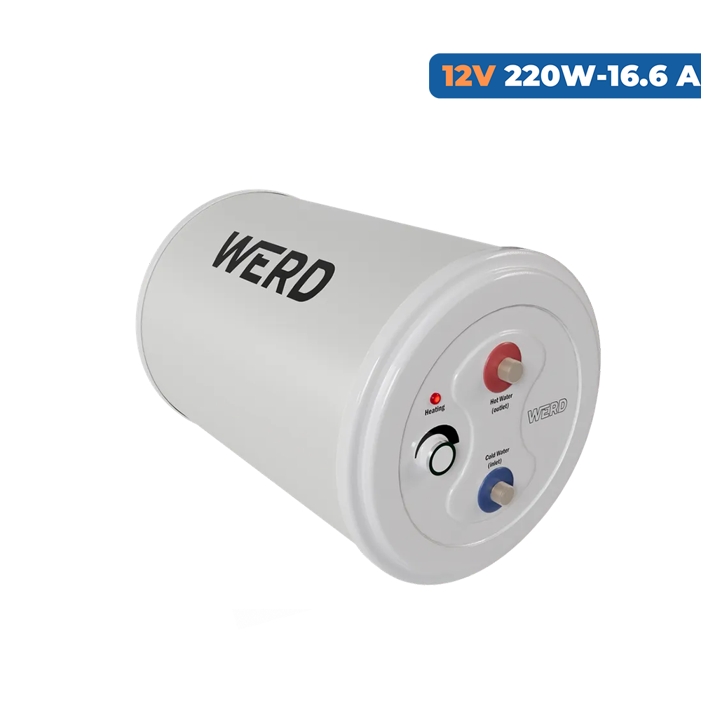 Werd 12V Karavan & Tekne Su Isıtıcı E Boiler - 10 Litre