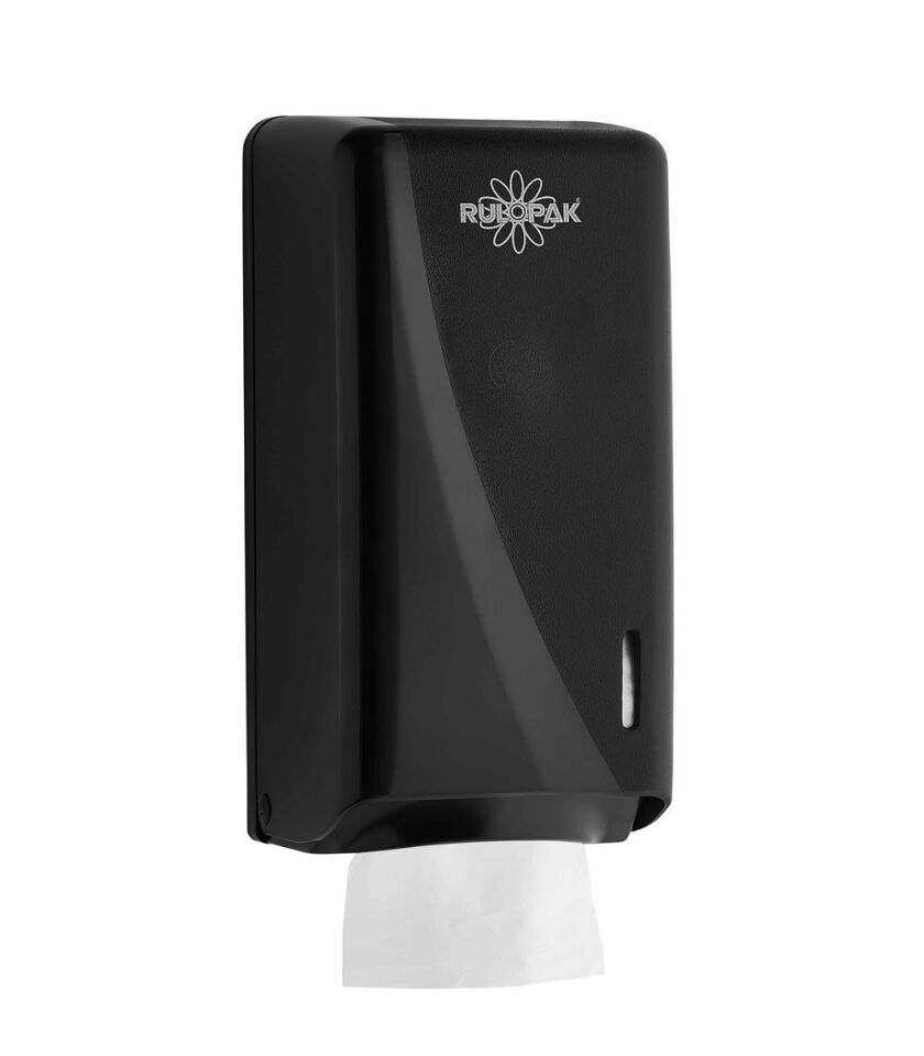 Rulopak Tekçek Maxi Tuvalet Kağıdı Dispenseri Siyah