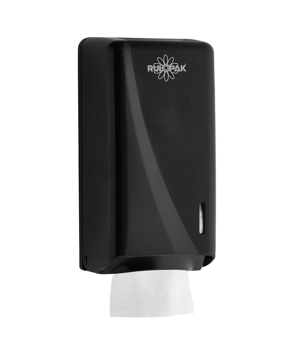 Rulopak Tekçek Maxi Tuvalet Kağıdı Dispenseri Siyah