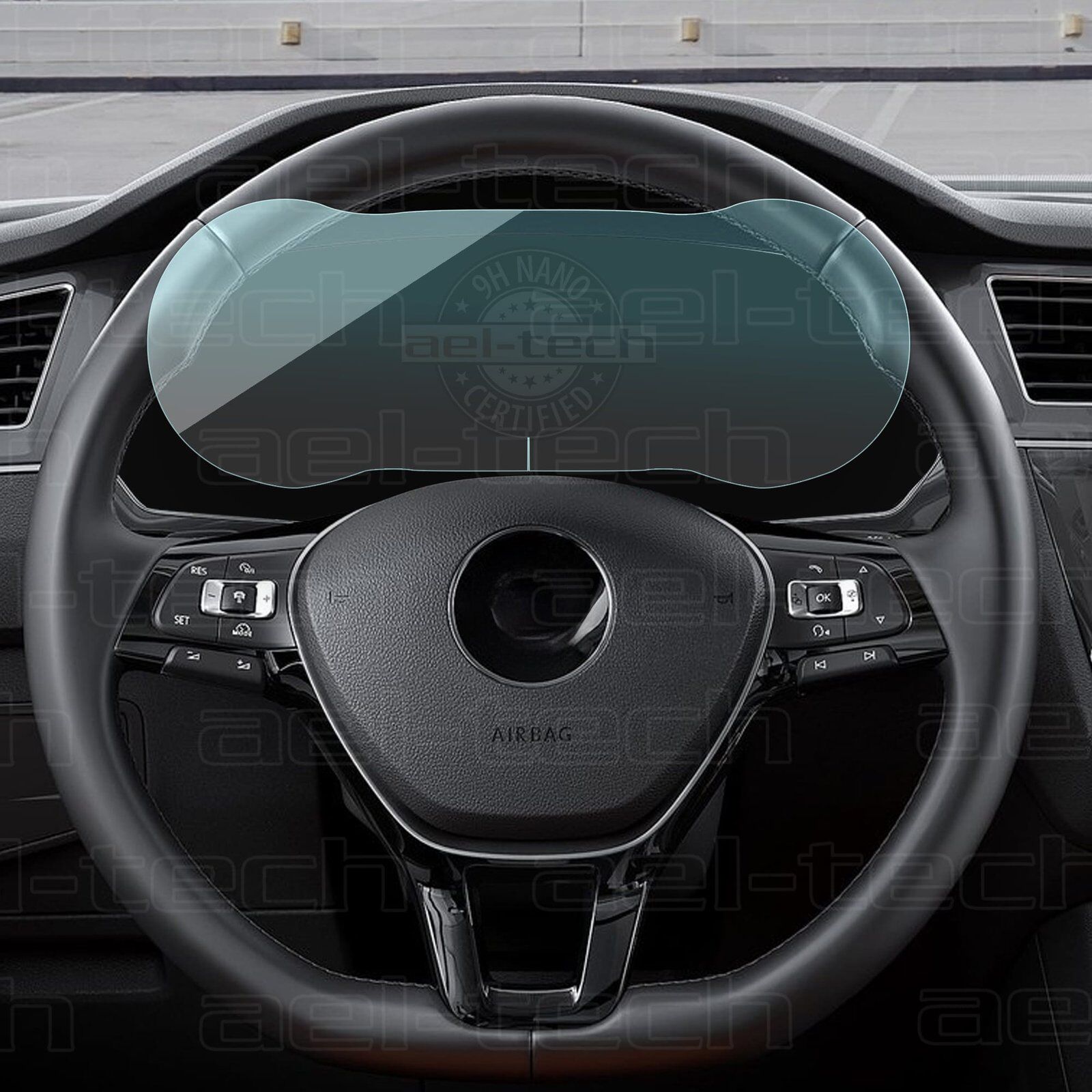 Volkswagen Tiguan 2016 2018 Dijital Gösterge uyumlu 9H Nano Ekran Koruyucu