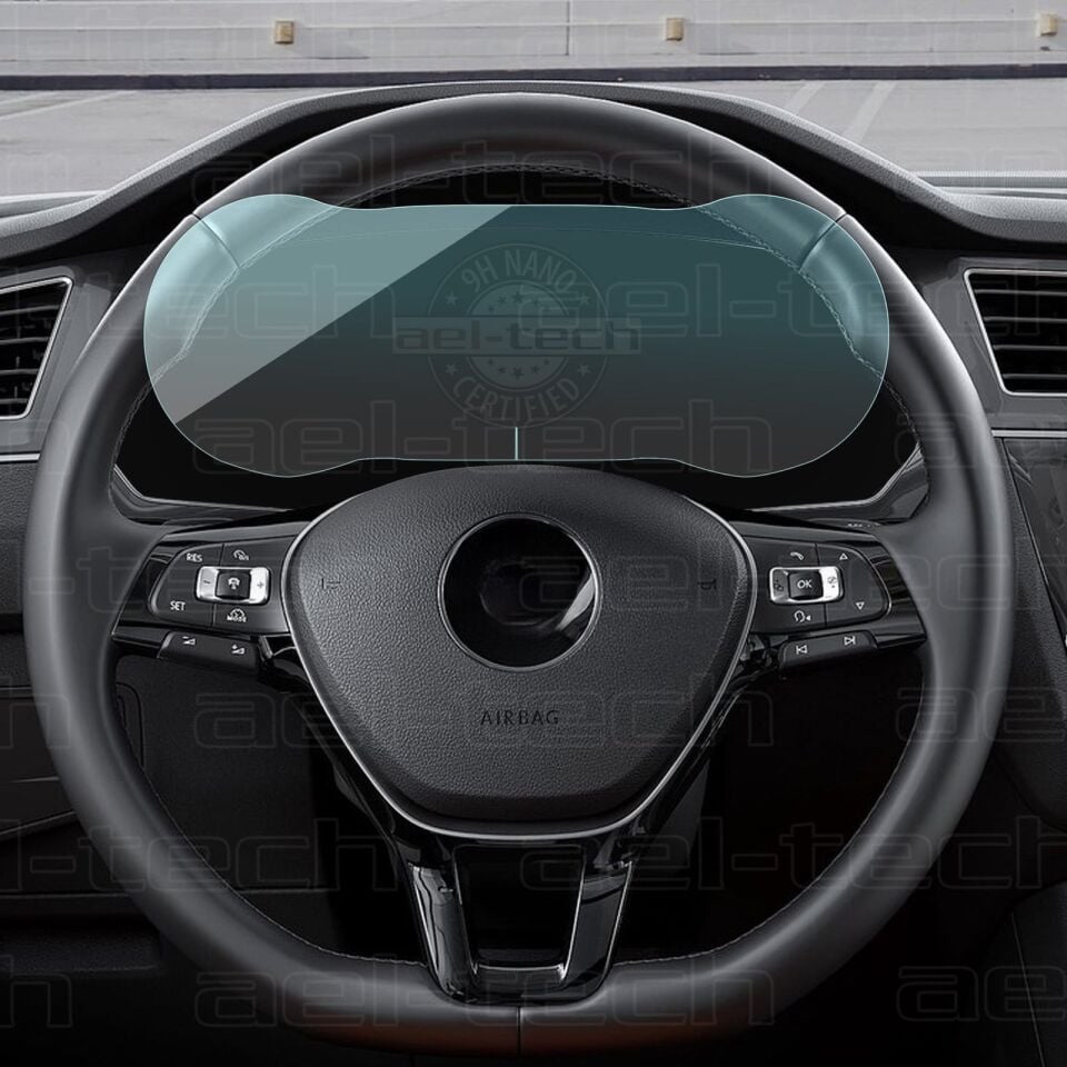 Volkswagen Tiguan 2016 2018 Dijital Gösterge uyumlu 9H Nano Ekran Koruyucu