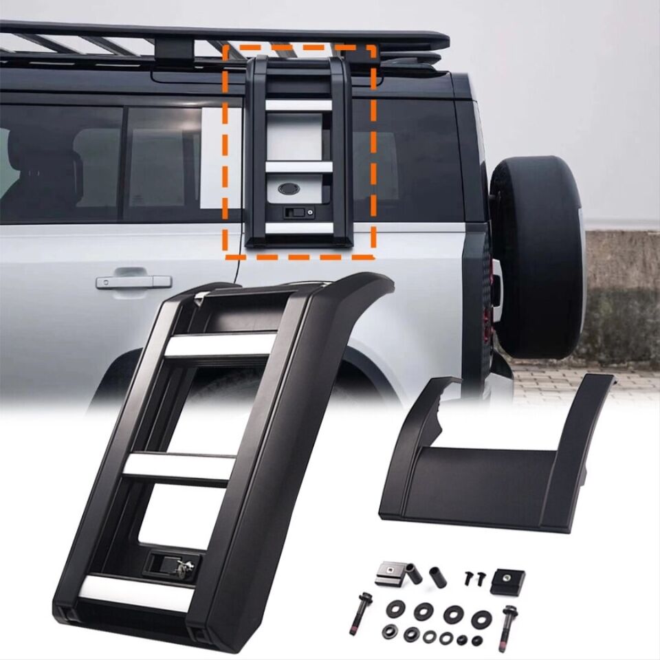 DEFENDER 2020+ IÇIN YAN MERDIVEN (90  LIK VE 110 MODELLE UYUMLU)
