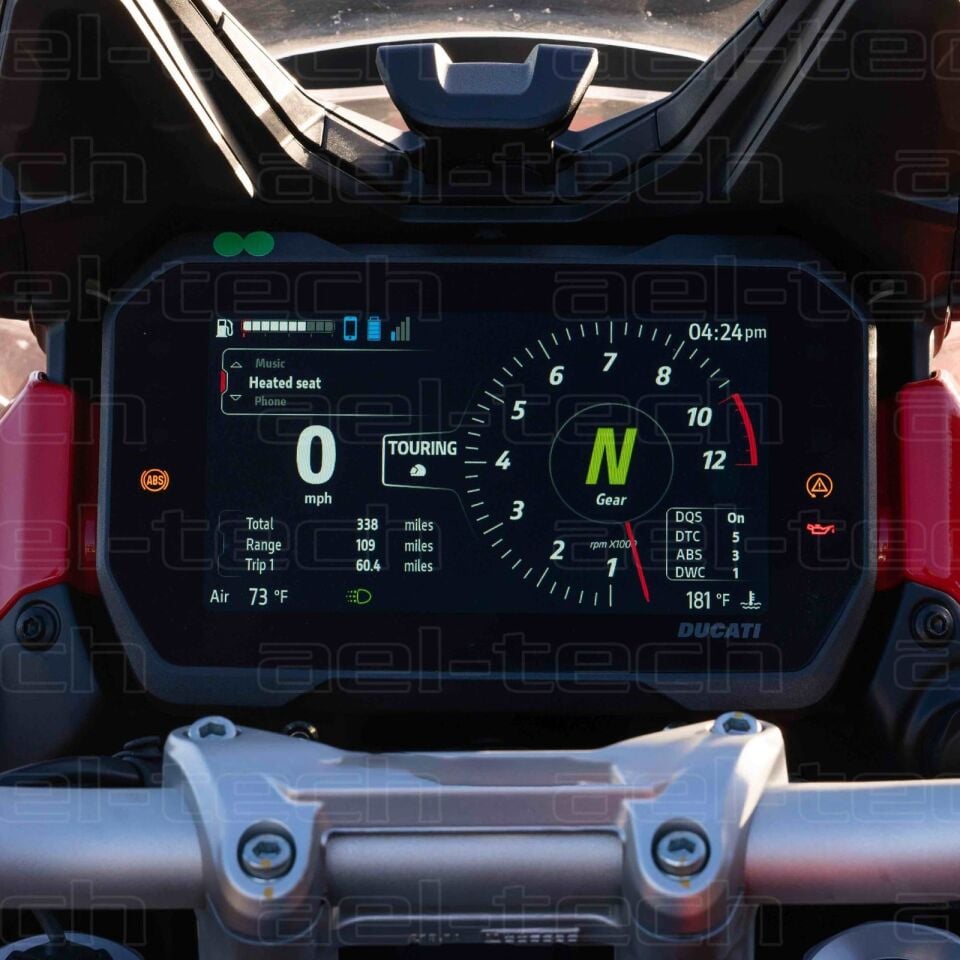 Ducati Multistrada V4 S Uyumlu Dijital Gösterge 9H Nano Ekran Koruyucu