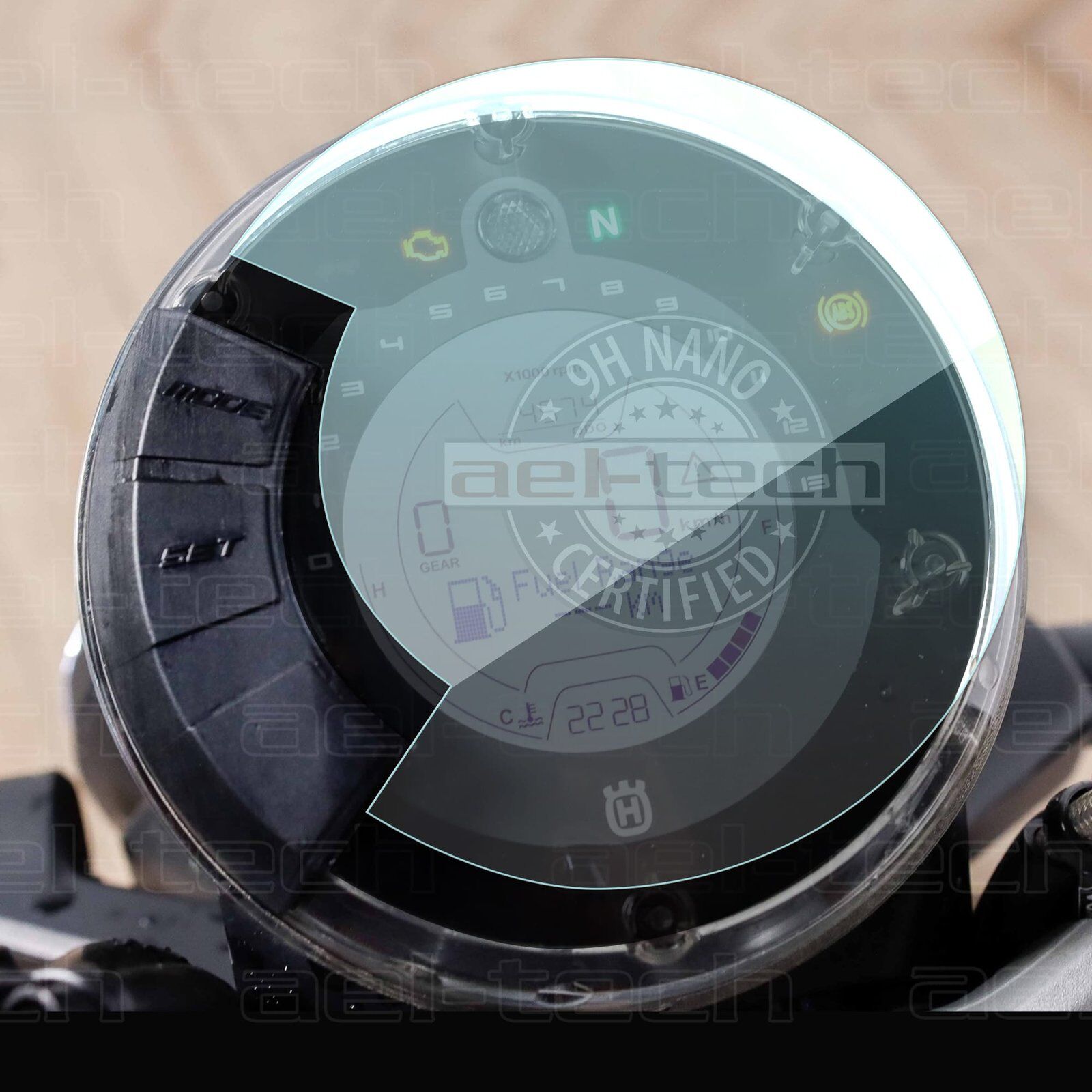 Husqvarna Svartpilen 401 Uyumlu Dijital Gösterge 9H Nano Ekran Koruyucu