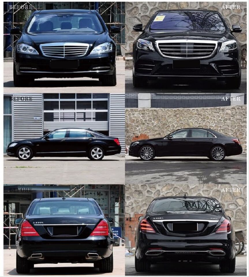 W221 İÇİN W222 S450 FACELIFT BODY KIT