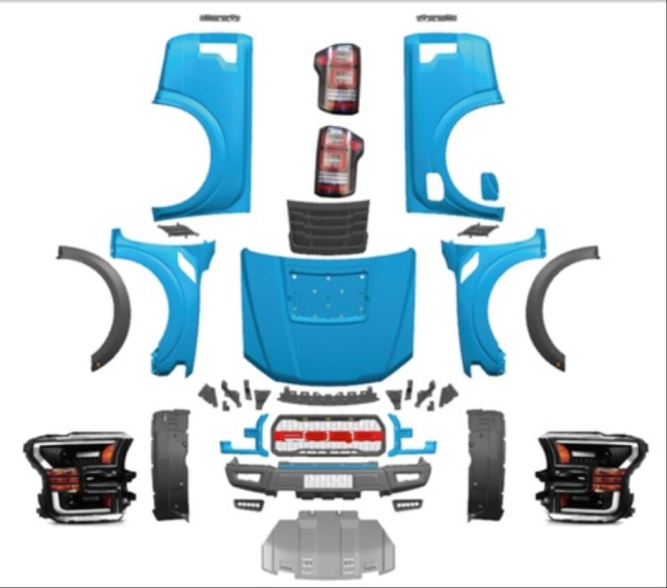 RANGER IÇIN UYUMLU F150 RAPTOR DÖNÜSÜM FULL - ÖN ÇAMURLUK SOL