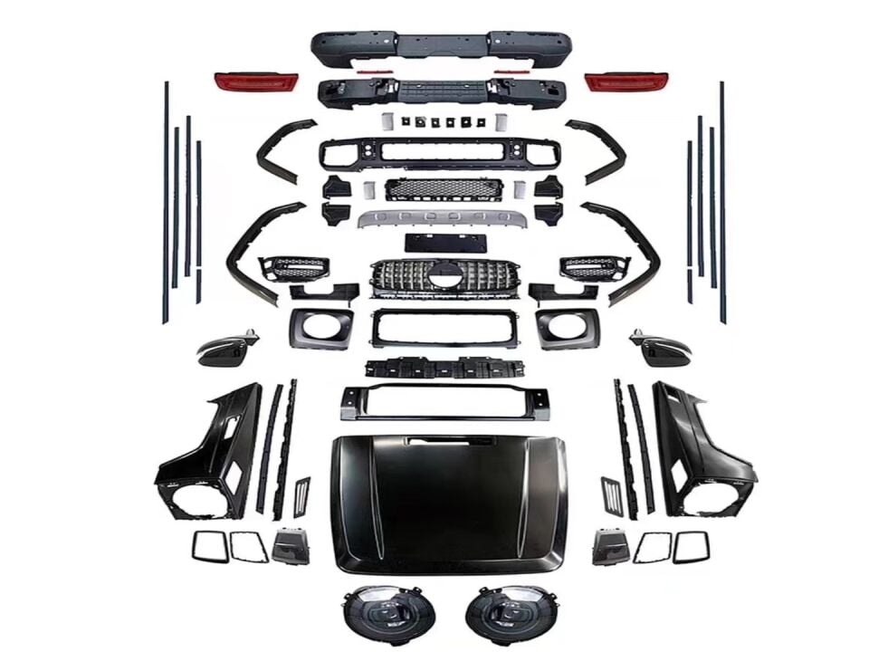 W463 G SERISI IÇIN UYUMLU G63 GORUNUM BODY KIT FULL SET (2004-2018)