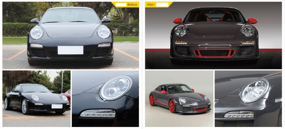 911 2009-2012 İÇİN GT3 ÖN TAMPON