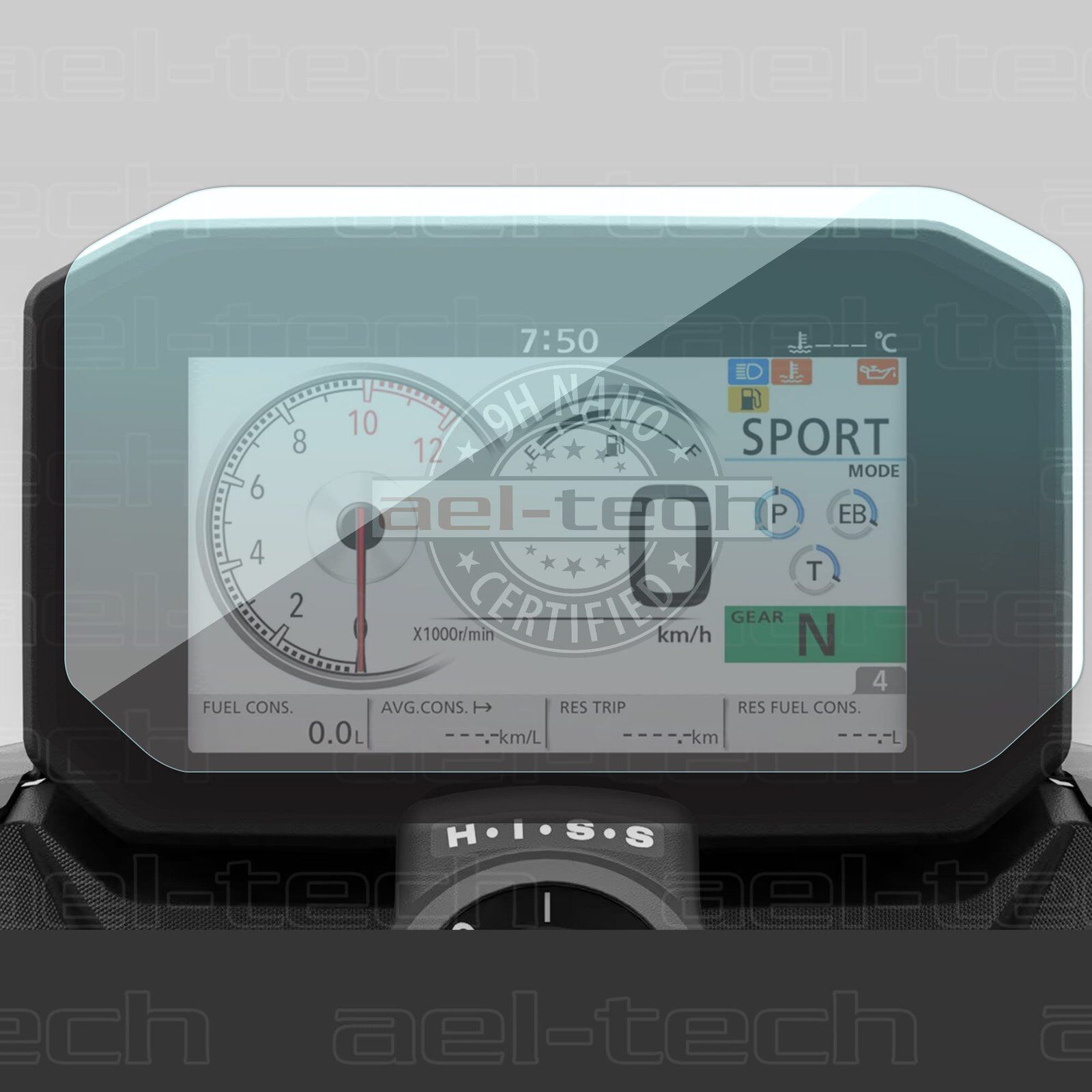 Honda Cb 750 Hornet Uyumlu Dijital Gösterge 9H Nano Ekran Koruyucu