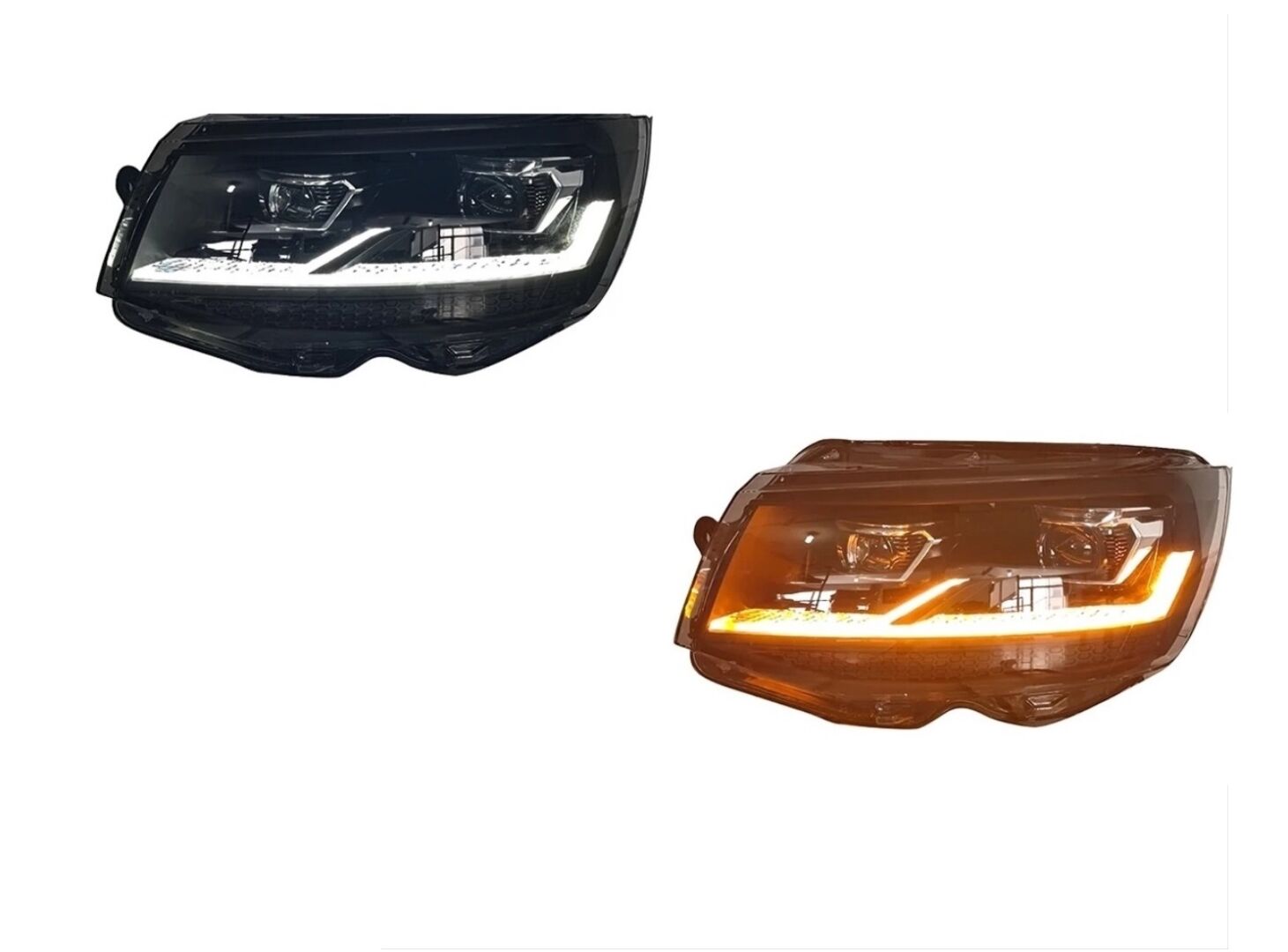 TRANSPORTER & CARAVELLE T6 (16-19) İÇİN 2019+ T6.1 GÖRÜNÜM  FULL LED FAR (Halojen farlı model için)
