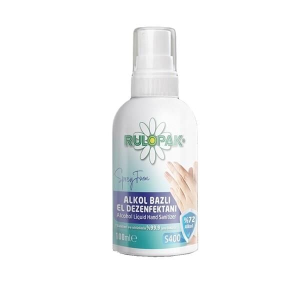 Rulopak Alkol Bazlı El Dezenfektanı Sprey 100 Ml