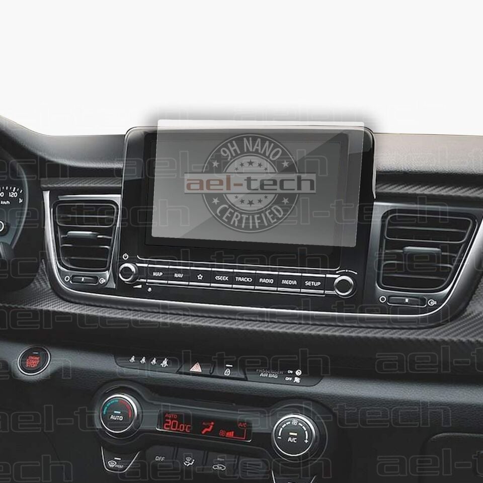 Kia Yeni Rio 8 Inç Navigasyon Temperli Nano Ekran Koruyucu