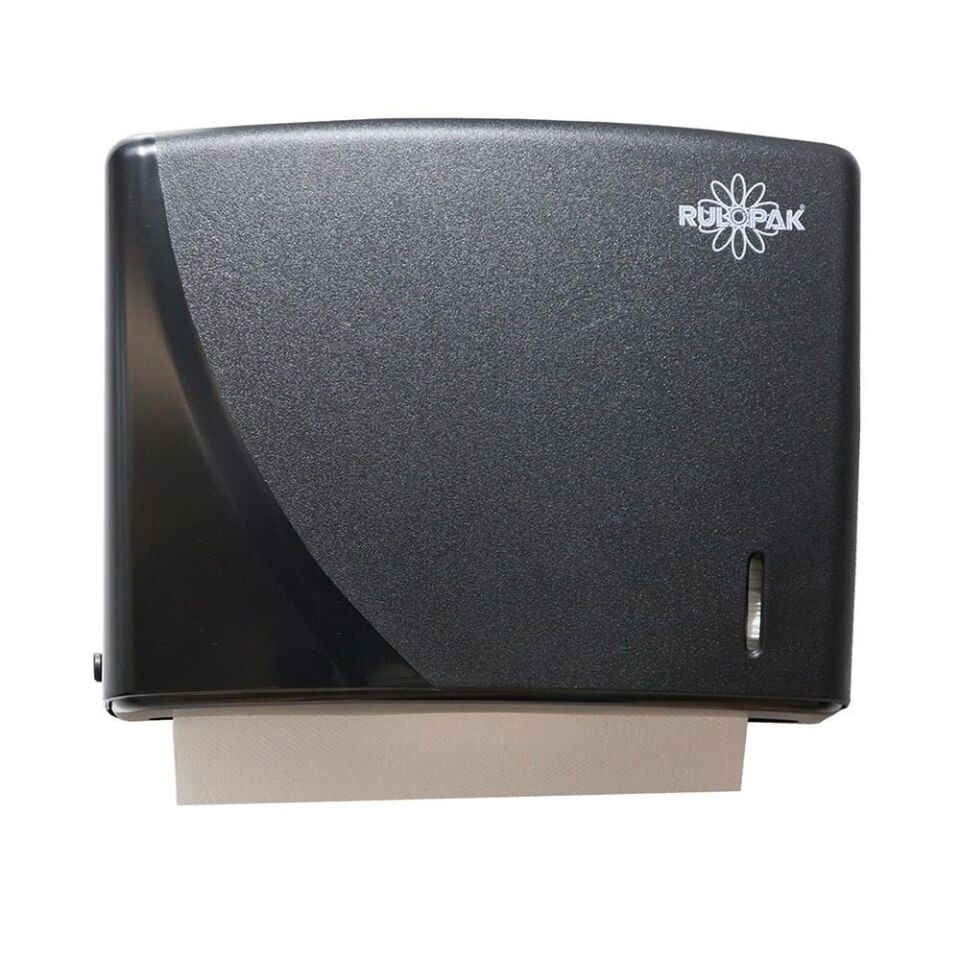Rulopak Modern Z Katlama Kağıt Havlu Dispenseri 200'Lü Siyah