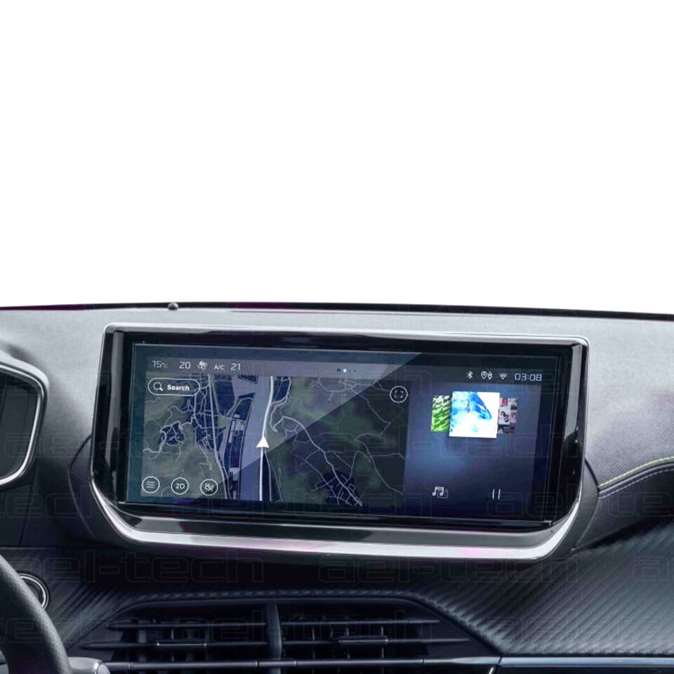 Peugeot 208 Uyumlu 10 İnç Navigasyon 9H Nano Ekran Koruyucu
