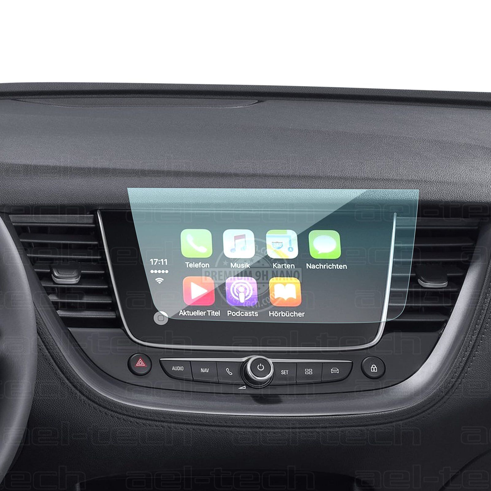 Opel Grandland X Uyumlu 8 İnç Navigasyon 9H Nano Ekran Koruyucu