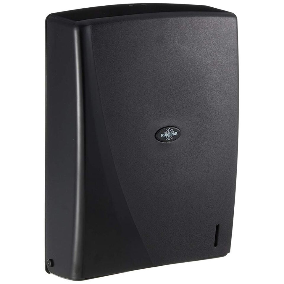 Rulopak Modern Z Katlama Kağıt Havlu Dispenseri 400'Lü Siyah