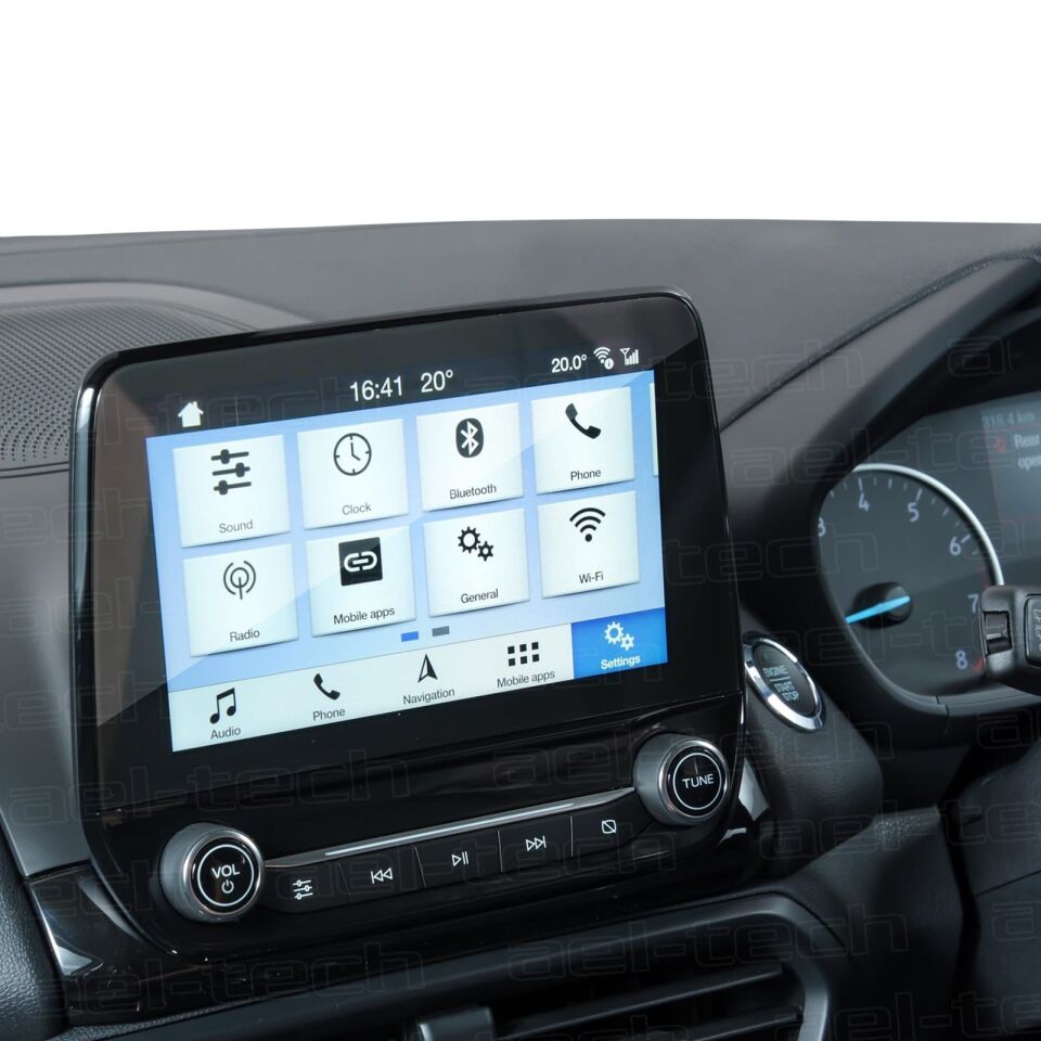 Ford Puma Uyumlu 8 İnç Navigasyon 9H Nano Ekran Koruyucu