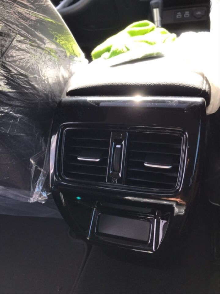 CIVIC FE1 2022 IÇIN UYUMLU  ARKA KLIMA PANEL KAPLAMA - PIANO BLACK