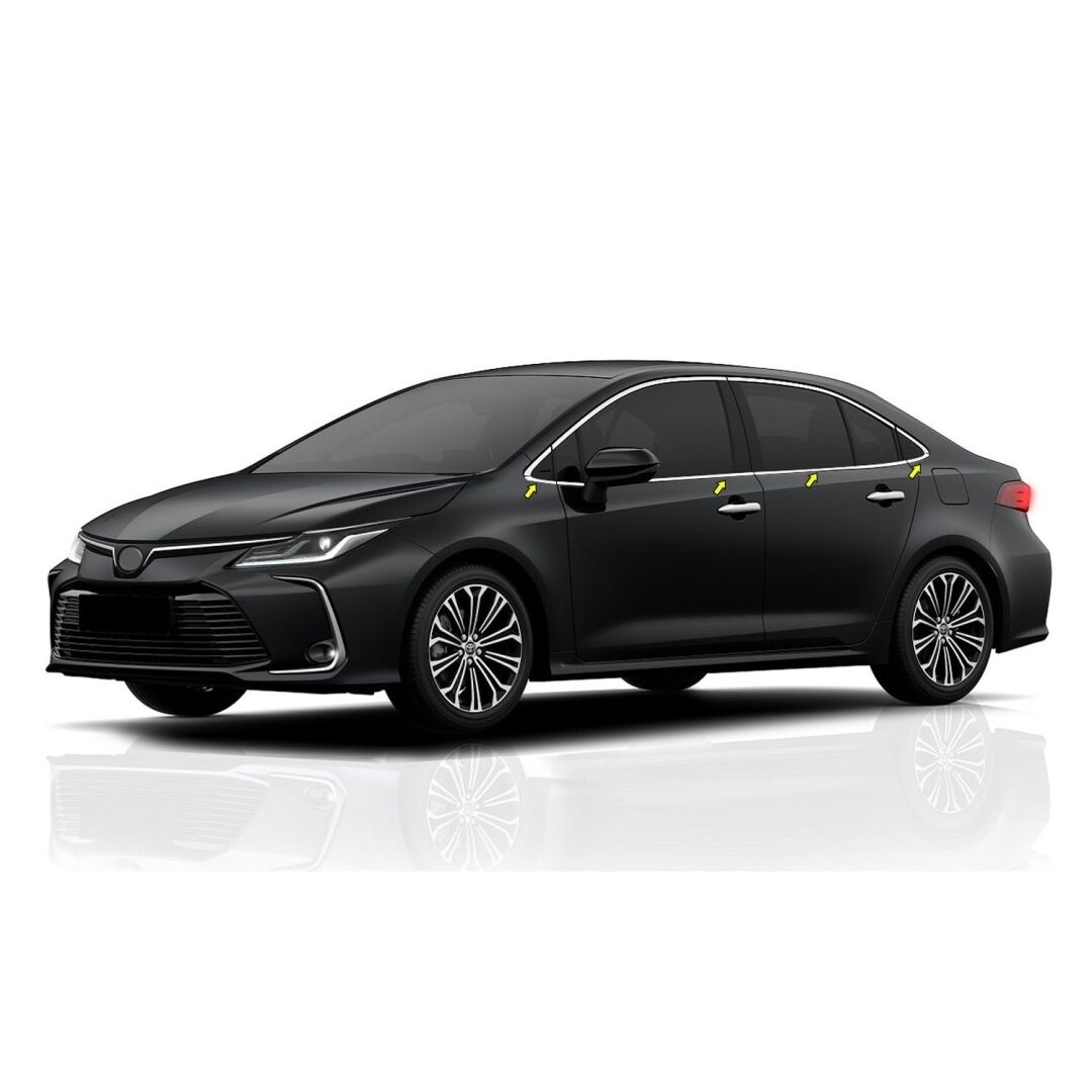 COROLLA 2019+ IÇIN UYUMLU CAM NIKELAJI