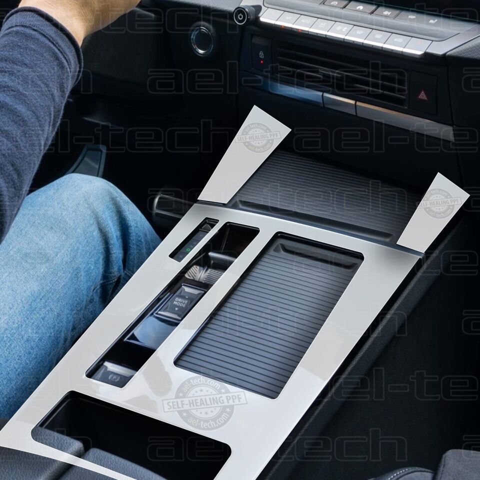 Opel Astra Uyumlu Vites Etrafı Piano Black Konsol Tpu Koruyucu 3lü Set