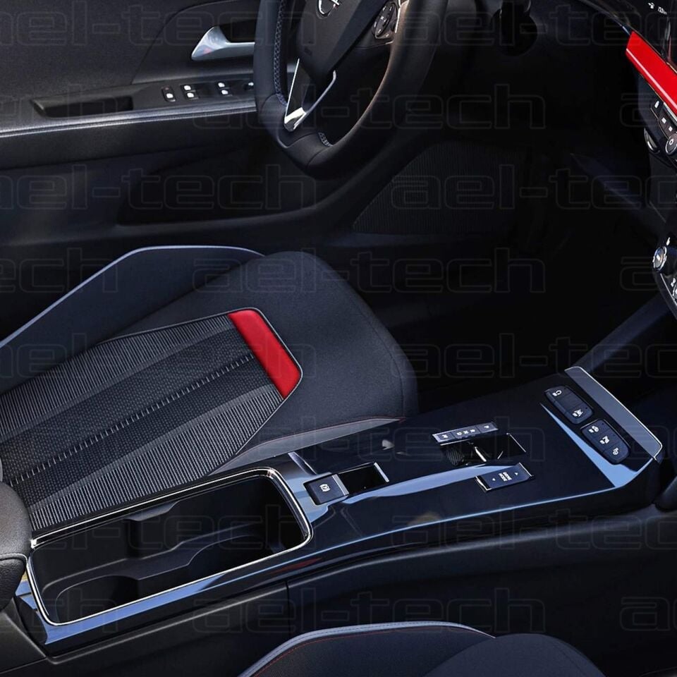 Opel Mokka Vites Etrafı Piano Black Konsol Uyumlu Tpu Koruyucu