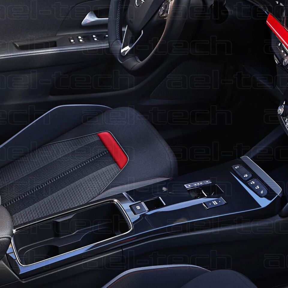 Opel Mokka Vites Etrafı Piano Black Konsol Uyumlu Tpu Koruyucu