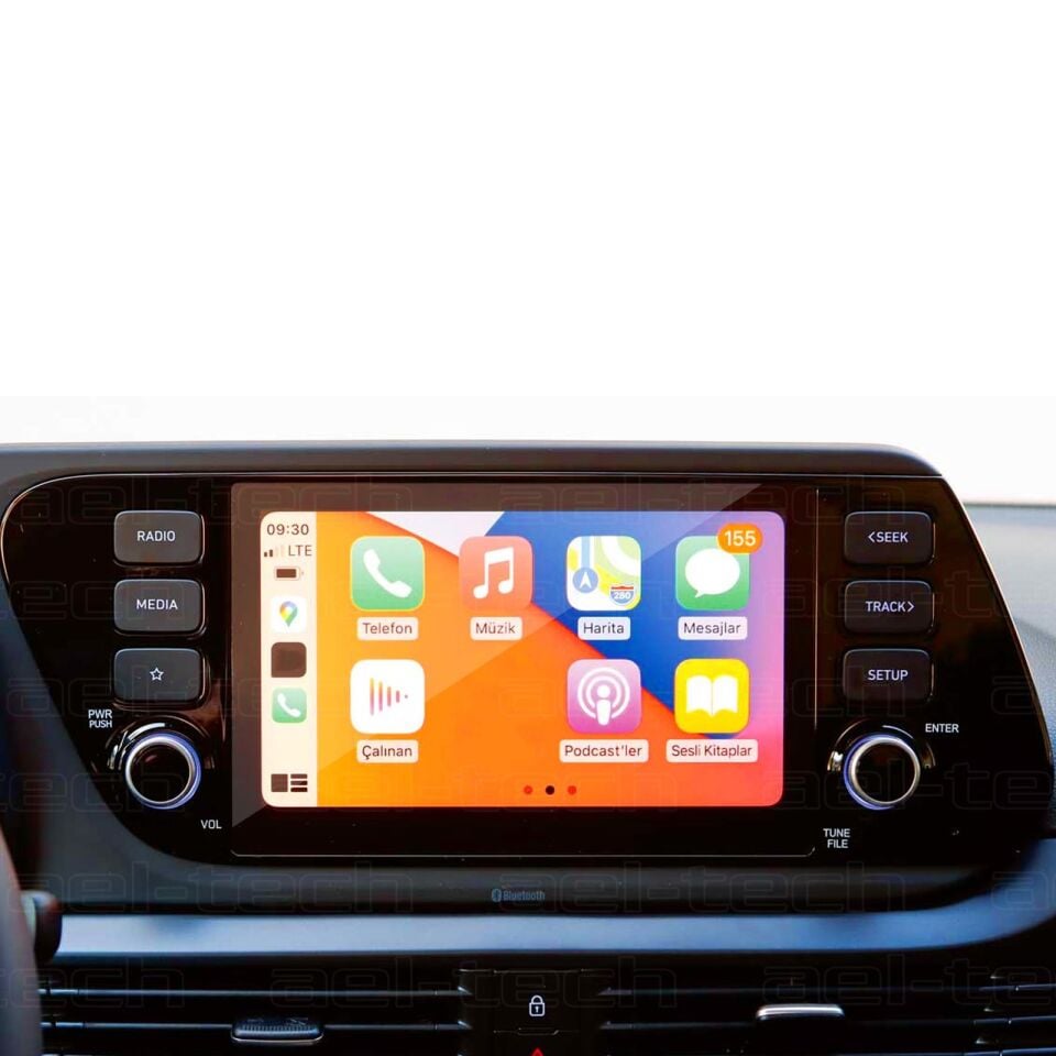 Hyundai i20 Style 2021-2023 Uyumlu 8 İnç Navigasyon 9H Nano Ekran Koruyucu