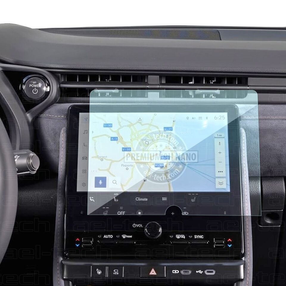 Lexus LBX 2024-2025 Uyumlu 9.8 İnç Navigasyon 9H Nano Ekran Koruyucu