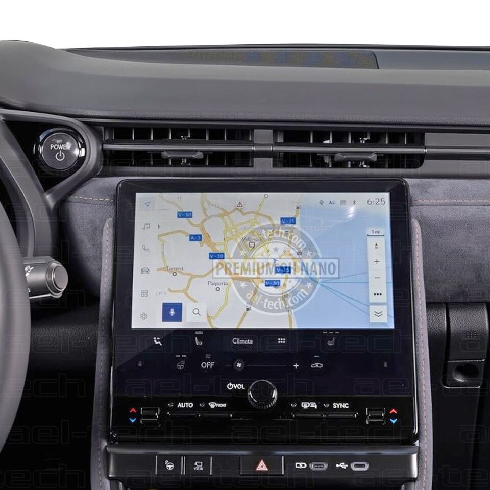 Lexus LBX 2024-2025 Uyumlu 9.8 İnç Navigasyon 9H Nano Ekran Koruyucu