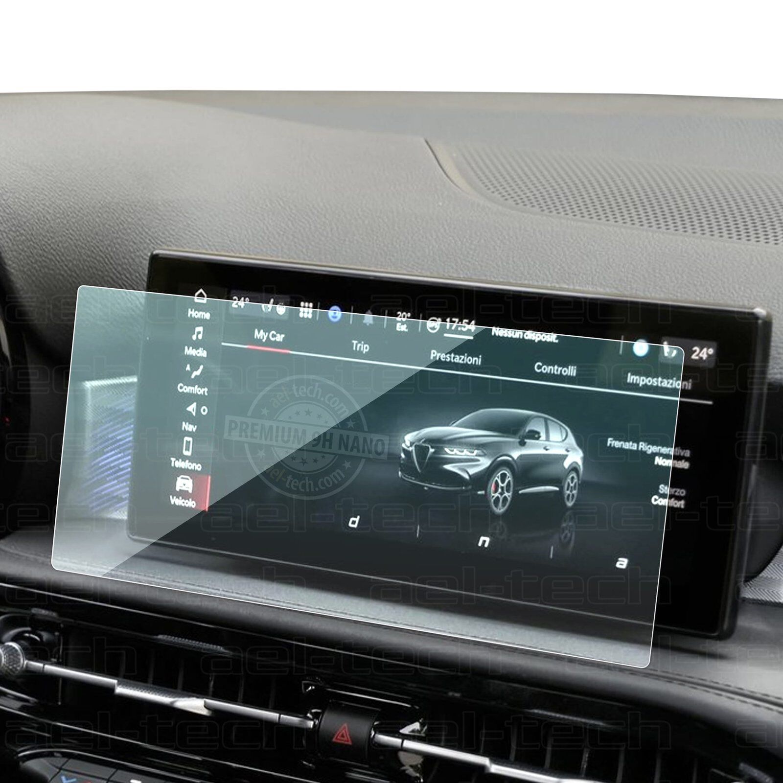 Alfa Romeo Tonale Uyumlu Navigasyon 9H Nano Ekran Koruyucu