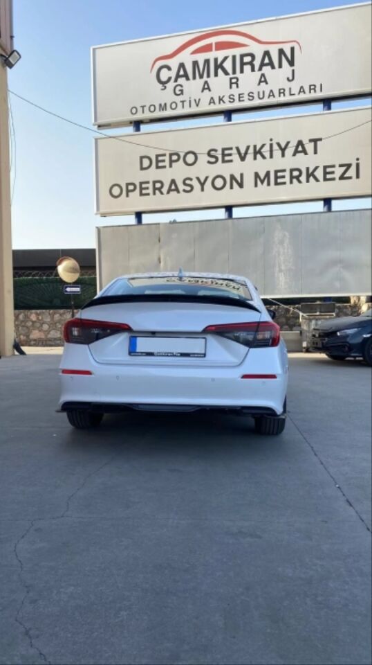 CIVIC FE1 2022 IÇIN UYUMLU  AERO DIFUZOR - PIANO BLACK
